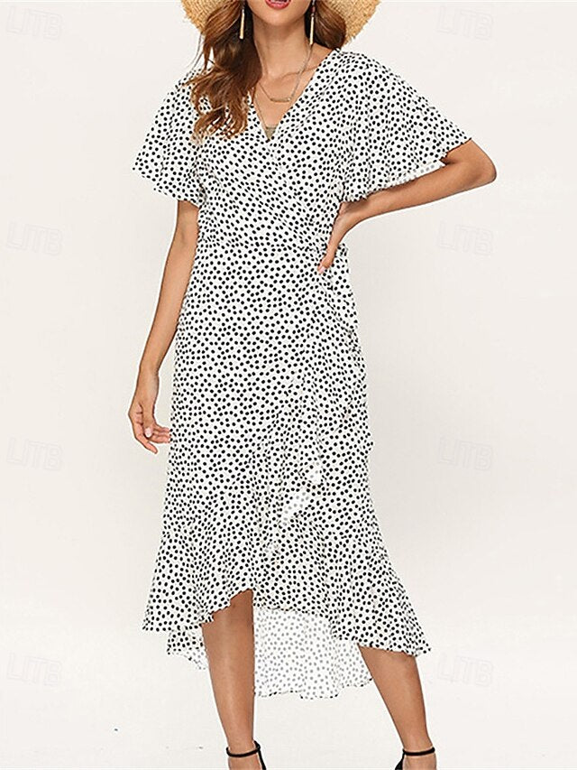 Women's Midi Dress Casual Dress Chiffon Dress Summer Dress