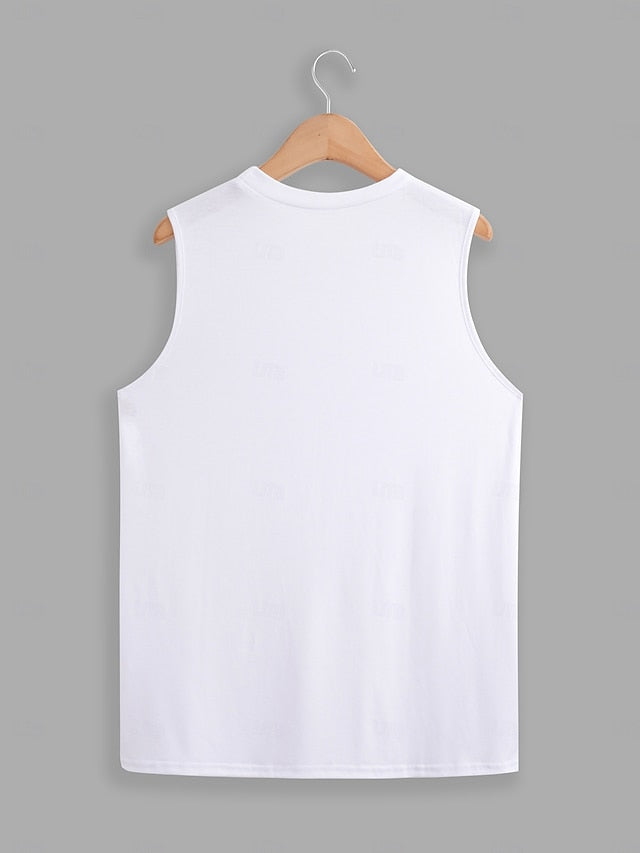 Women's Camisole Tank Top Sleeveless Round Neck White