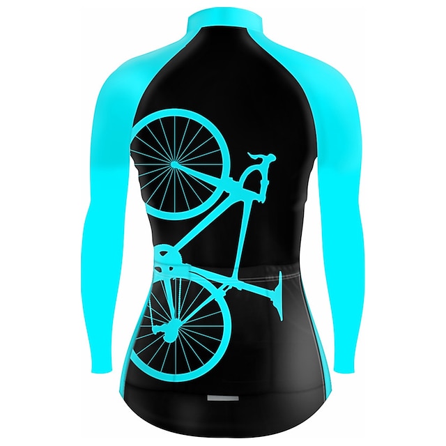 Women's Cycling Jersey Graphic Funny Long Sleeve Bike