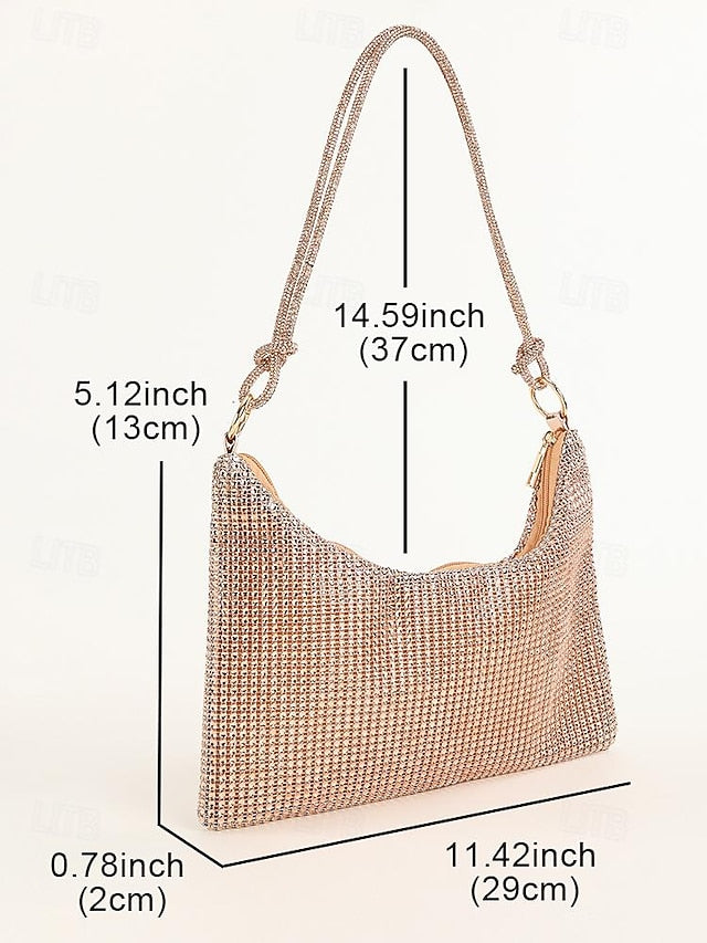 Shoulder Bag – Evening Rhinestone Elegant Handbag Women's