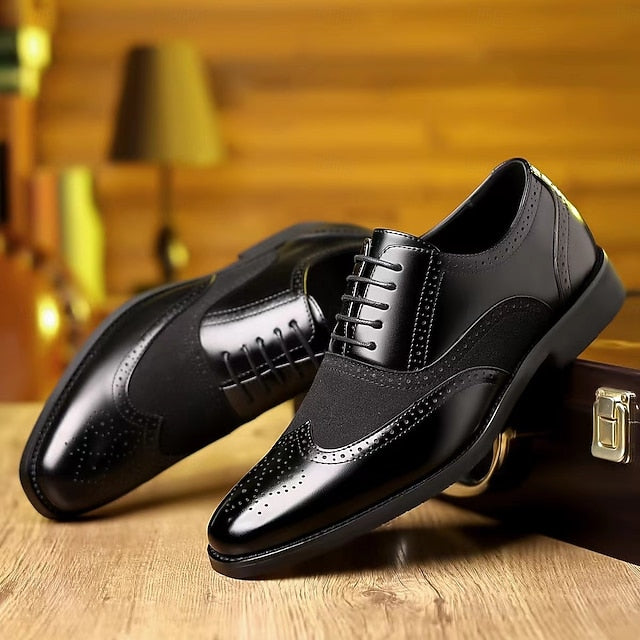 Shoes in and Green Oxford Wingtip Brown Men's Two-Tone –