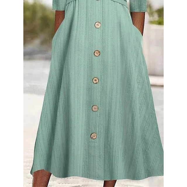 Women's Maxi Dress A Line Dress Casual Daily Regular Fit