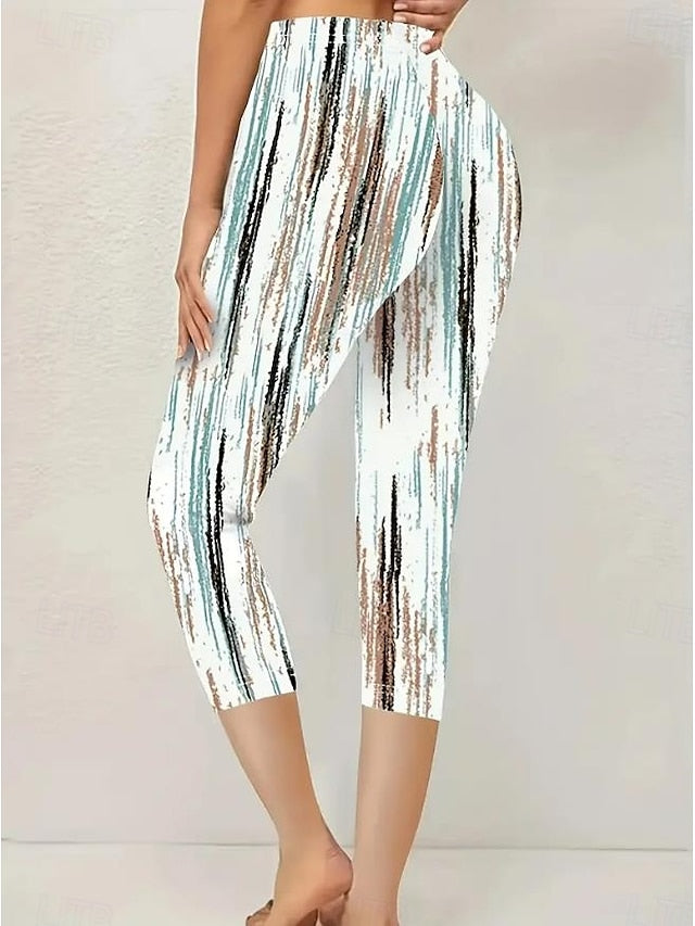Women's Leggings Capri Pants High Elasticity Vacation