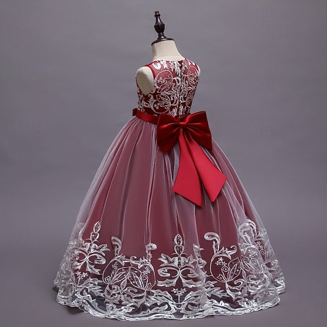 Princess Kid's Girl Flower Dress Girls'