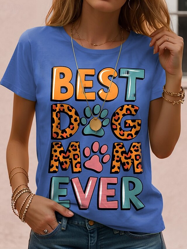 Thanksgiving Day Women's T Shirt Print Graphic Animal Dog