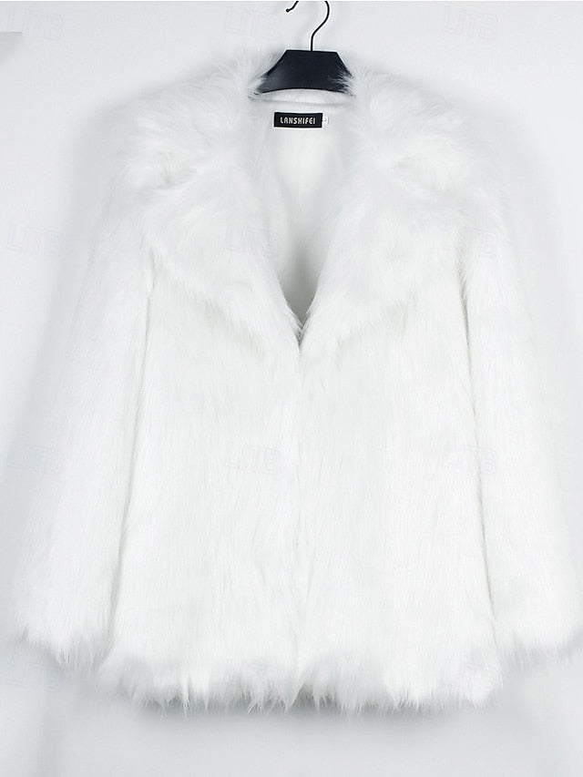 Furs Comfortable Fur Faux Coat Warm Women's