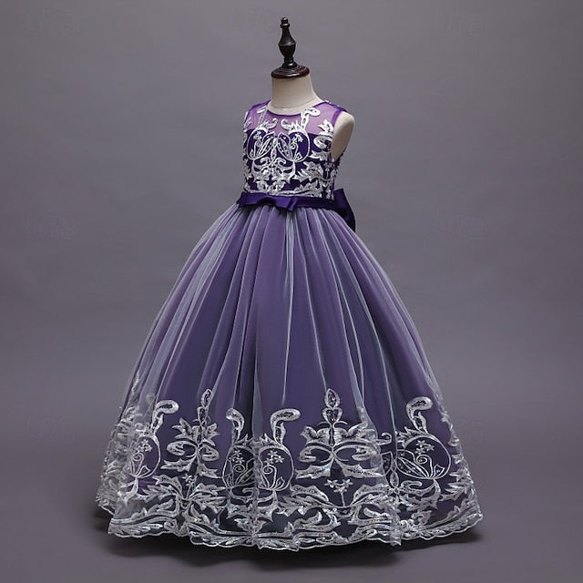 Princess Kid's Girl Flower Dress Girls'