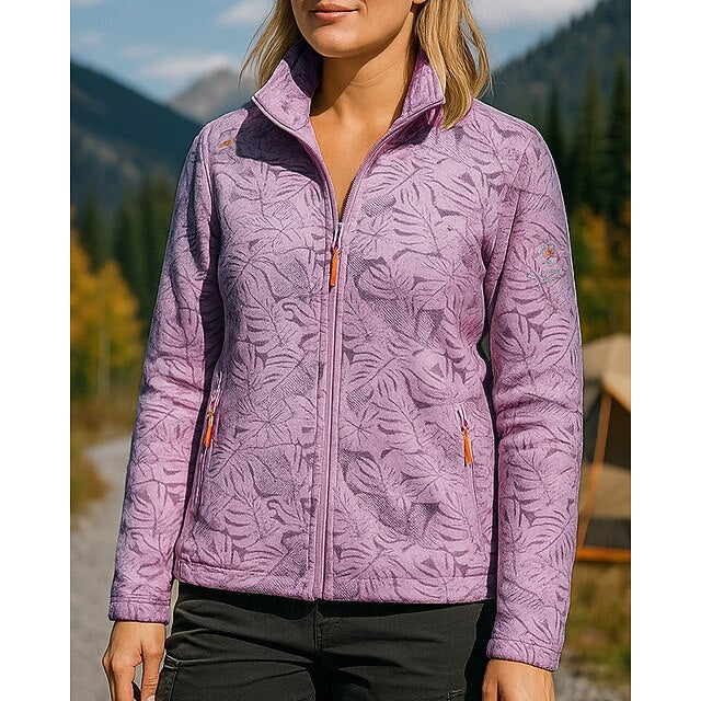 Women's Outdoor Jacket Hiking Jacket Fleece Jacket Outdoor