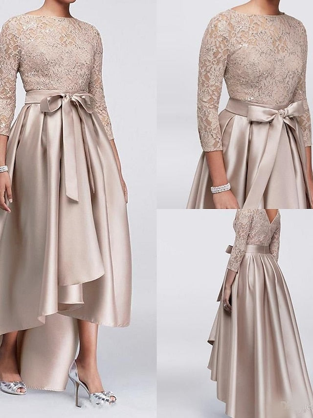 Elegant Wedding Guest A-Line Bride Dress Plus Size the of Mother