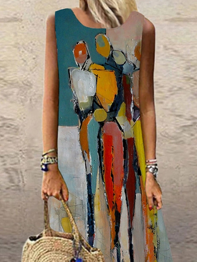 Women's Maxi Dress Casual Dress Sundress Shift Dress Casual