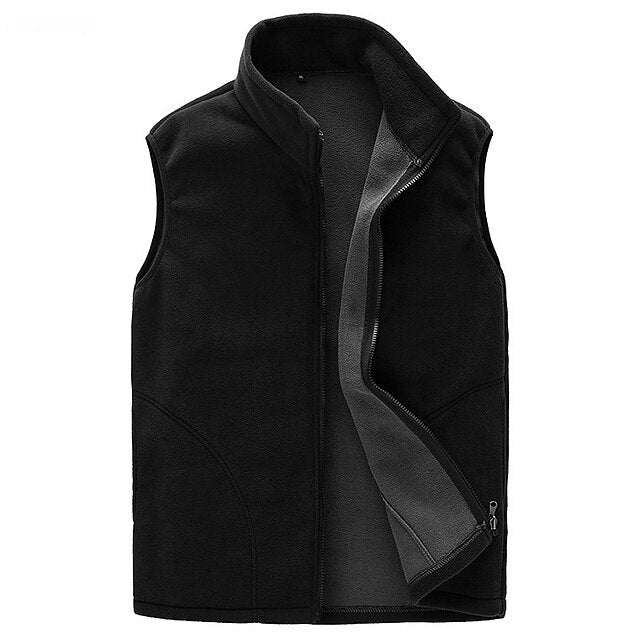 Women's Fishing Vest Winter Coat Hiking Fleece Vest Spring