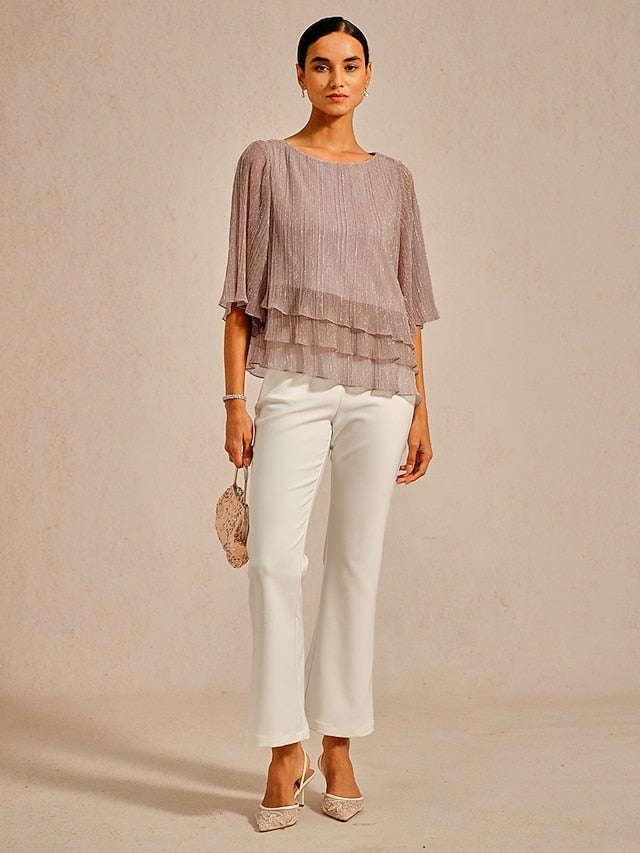 Women's Blouse Dressy Tops Flowy Tops Chiffon Tops Sequins