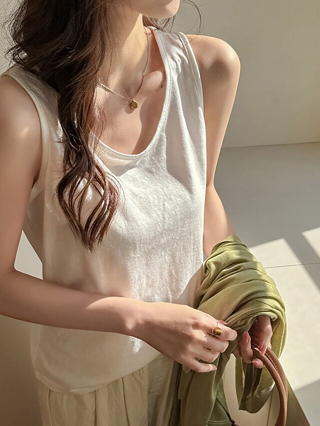 Women's T Shirt Blouse Patchwork Solid Color Fashion Modern