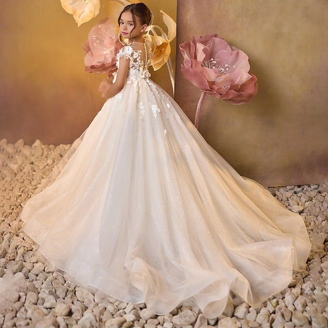 Girls' Kids Dress Communion Girl Party First Flower