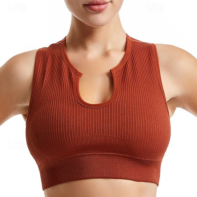 Women's Light Support Sports Bra Running Bra Wirefree