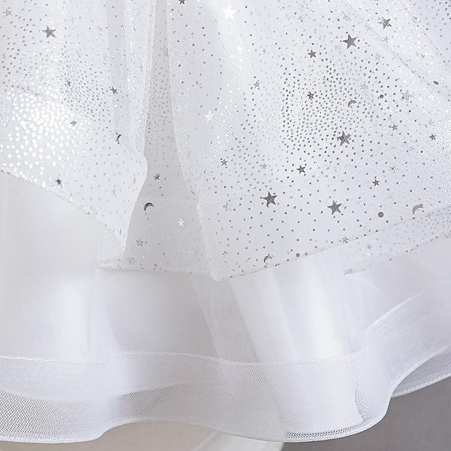 Sequin Girl Dress Sleeveless Flower Girls' Party Kids