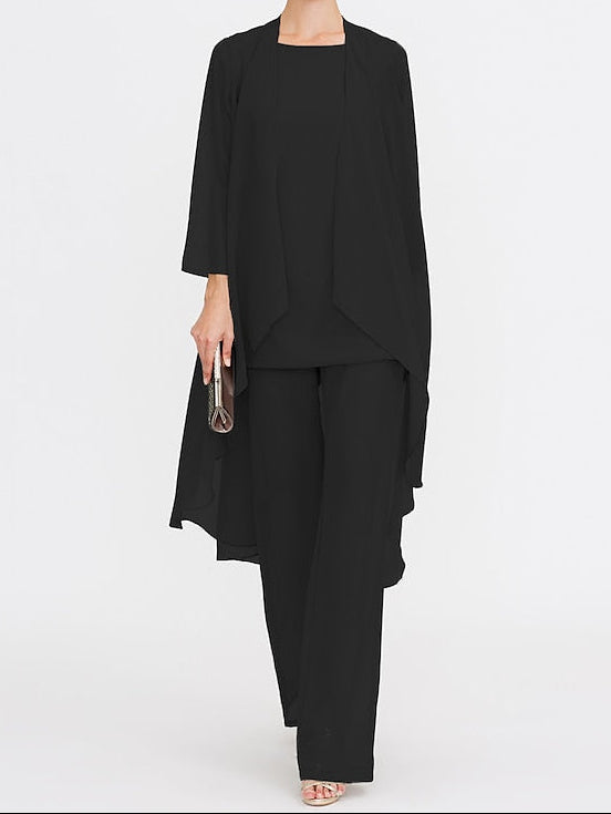 Wedding Mother 3 Piece Pantsuit the of Bride Beach