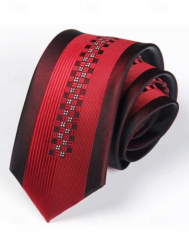 Tie 6cm Positioning - Narrow Men's Pattern Stripe