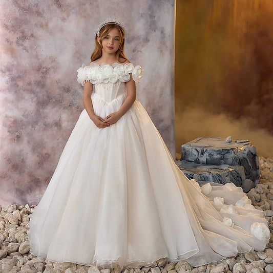 First Dress Girls' Communion Flower Girl Formal