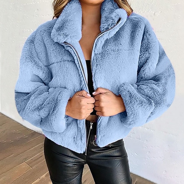 Fur Warm Faux Winter Coat Women's Teddy