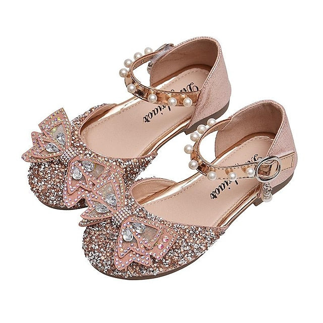 Shoes PU Girls' Heel Glitters Heels Glitter Daily