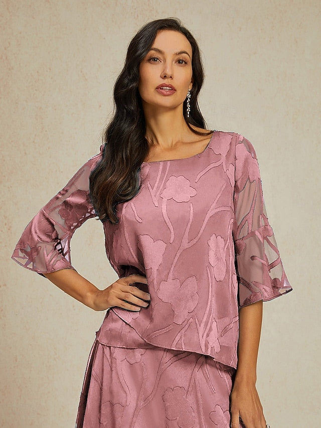 Women's Lace Shirt Blouse Dressy Tops Chiffon Tops