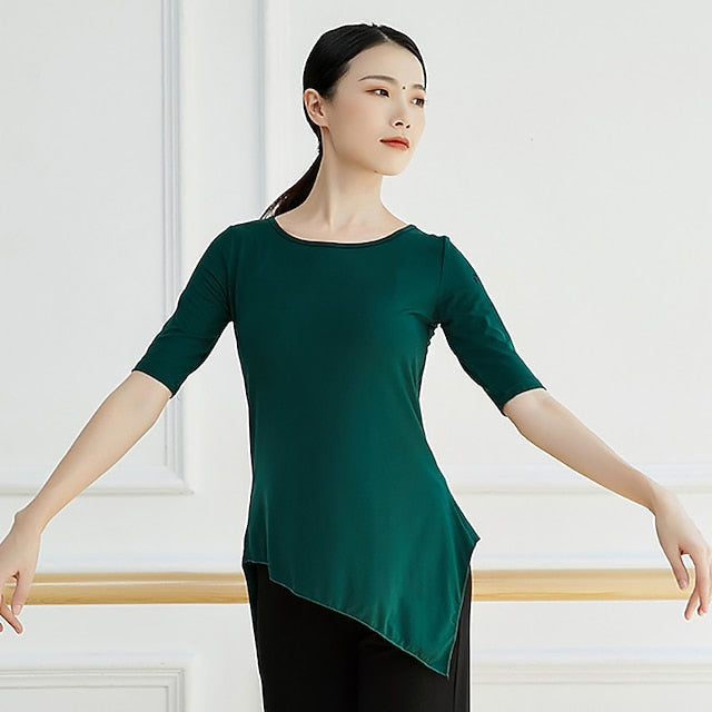 Activewear Top Solid Women's Training Performance Half