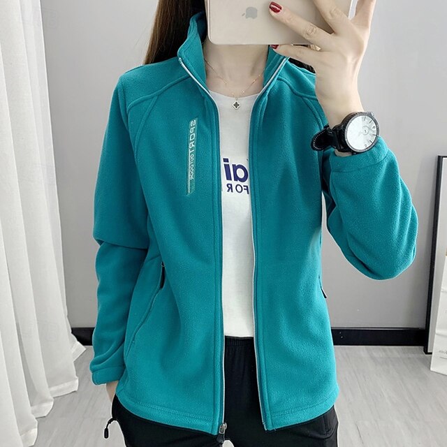 Women's Hiking Jacket Fleece Jacket Winter Coat Thermal