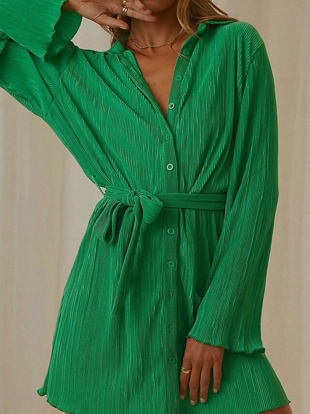 Women's Long Dress Maxi Dress Shirt Dress Casual Dress