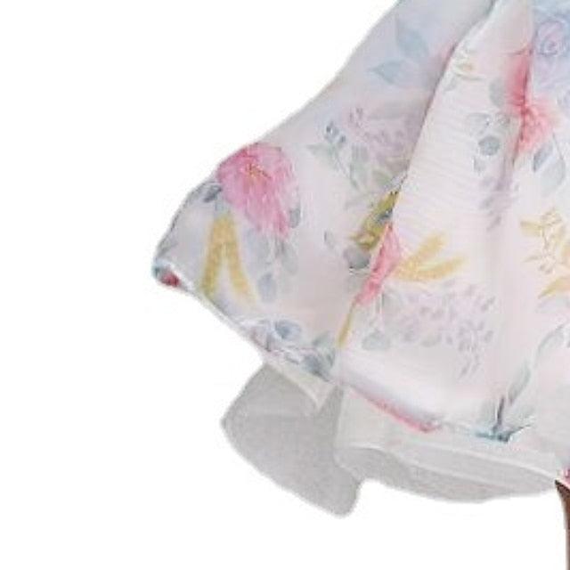 Party Dress Color Flower Solid Girl Kids Girls'