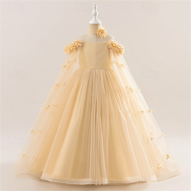 Dress Princess Girls' Flower Girl Kid's