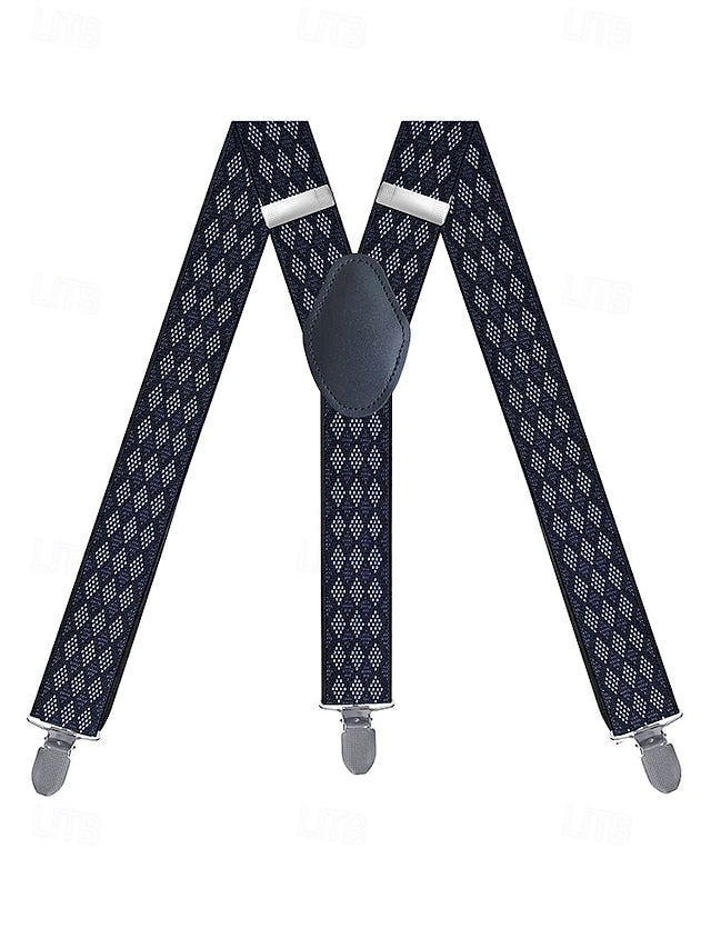Suspenders Argyle Men's Clip-On Classic – Pattern