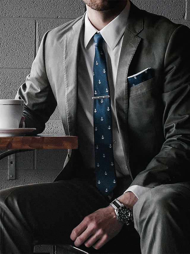 - Men's Tie Slim Metal Clip