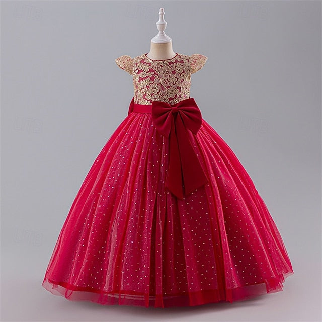 Kid's Princess Flower Dress Girls' Girl