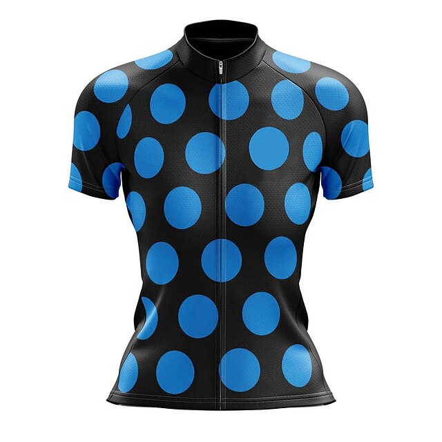 Women's Cycling Jersey Geometric Dot Short Sleeve Bike