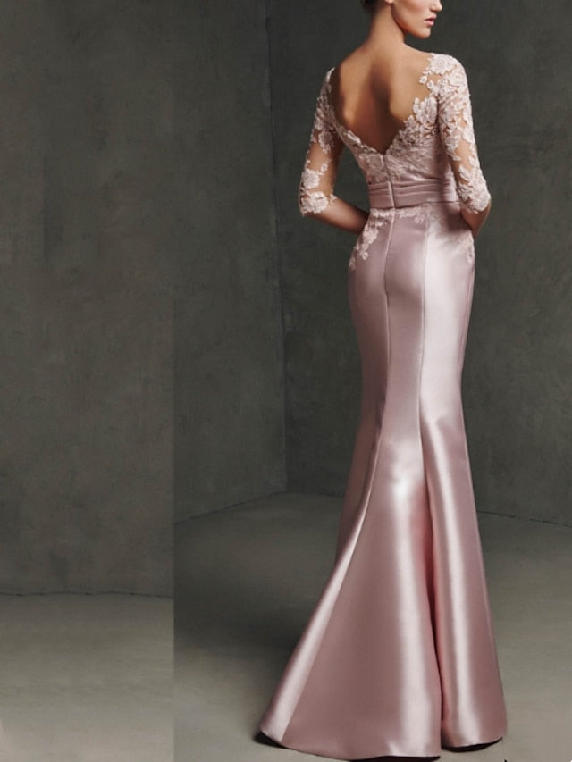 Mother the Mermaid Bride Formal Elegant Evening of Dress