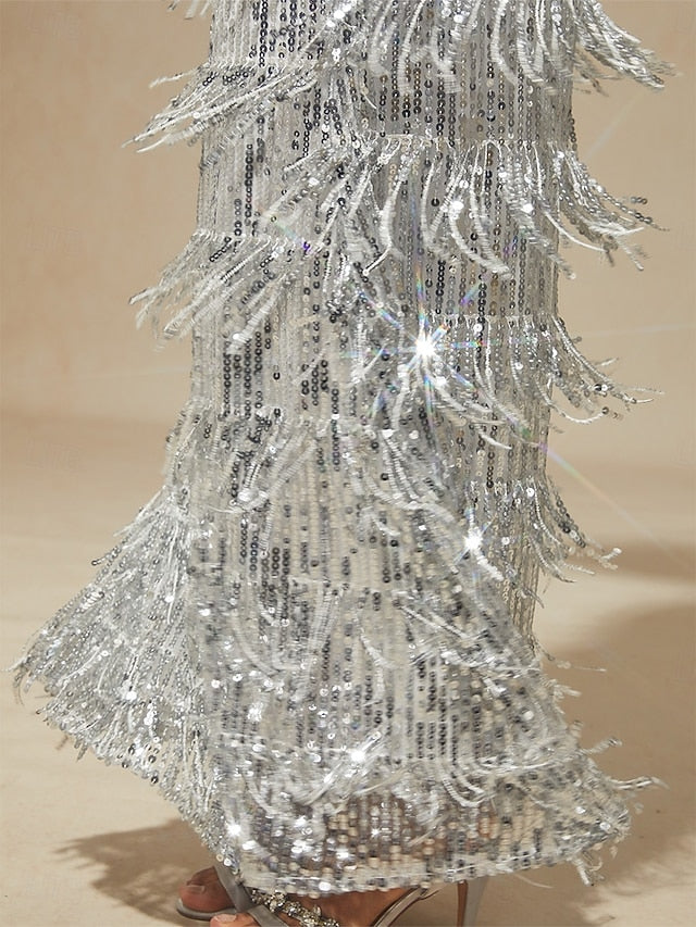 Christmas Women's Maxi Dress Sequin Dress Shift Dress