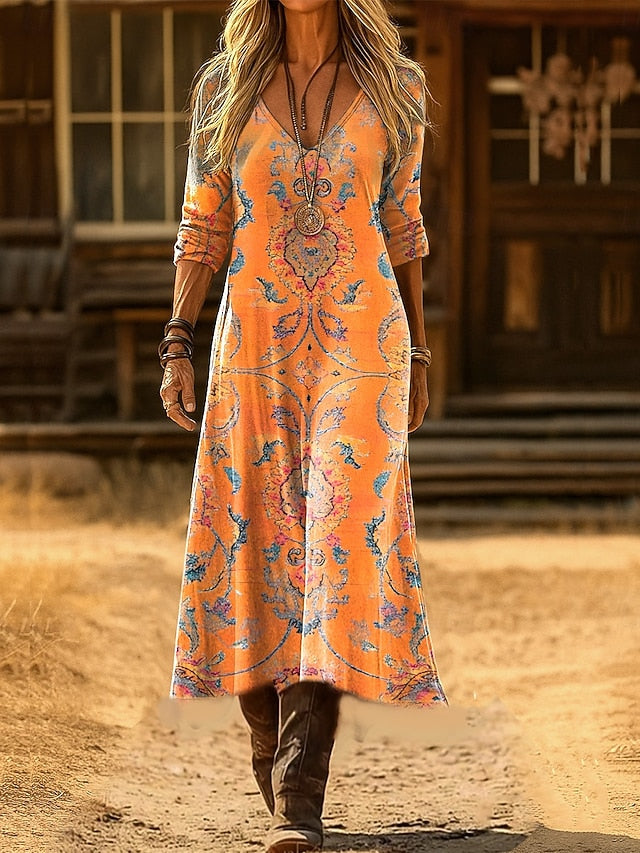 Women's Maxi Dress Sheath Dress Party Casual Boho Daily