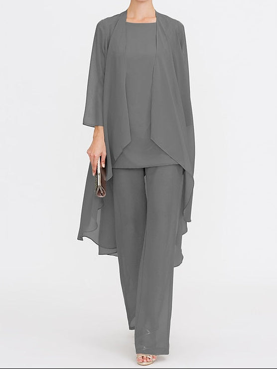 Wedding Mother 3 Piece Pantsuit the of Bride Beach