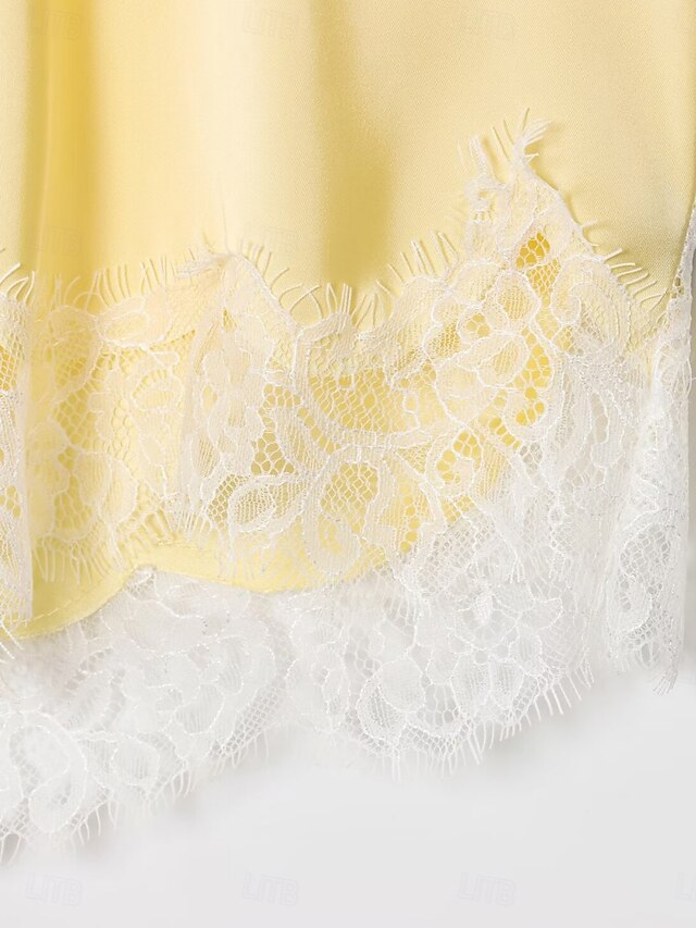 Women's Blouse Camisole Tank Top Sleeveless Shirt Lace Trim