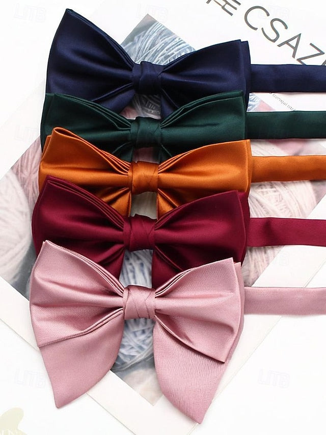 Men's Tie in Bow Multiple Satin Colors