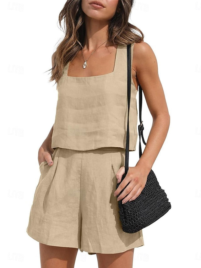 Women's Loungewear Sets Pure Color Fashion Basic Street