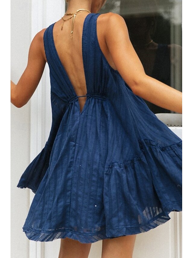 Women's Mini Dress White Dress Graduation Dress Fashion