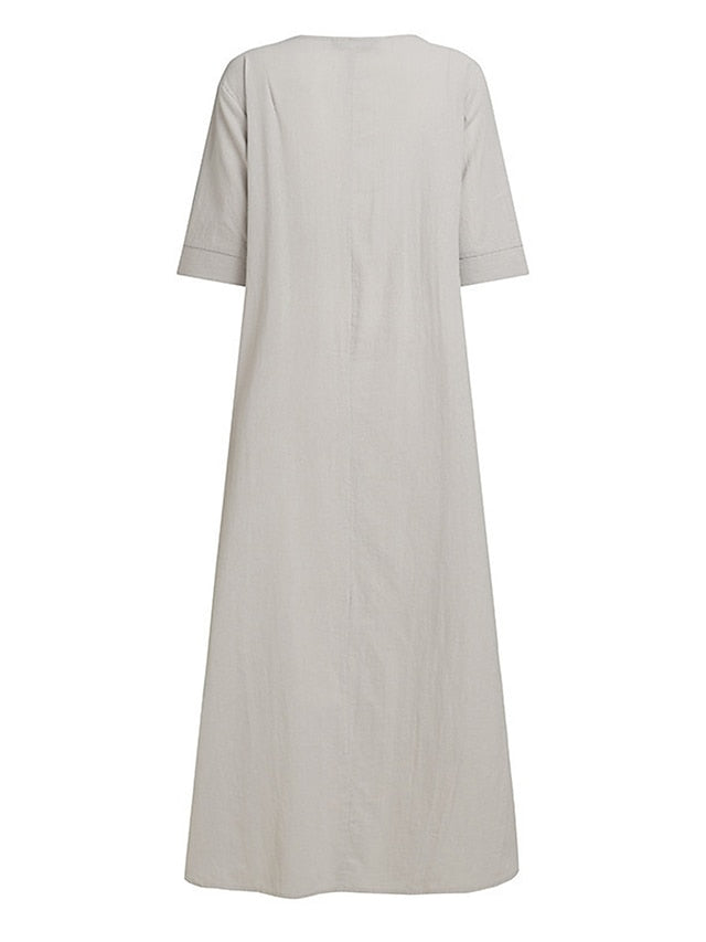 Women's ArmyGreen Black Wine Summer Spring Maxi long Dress