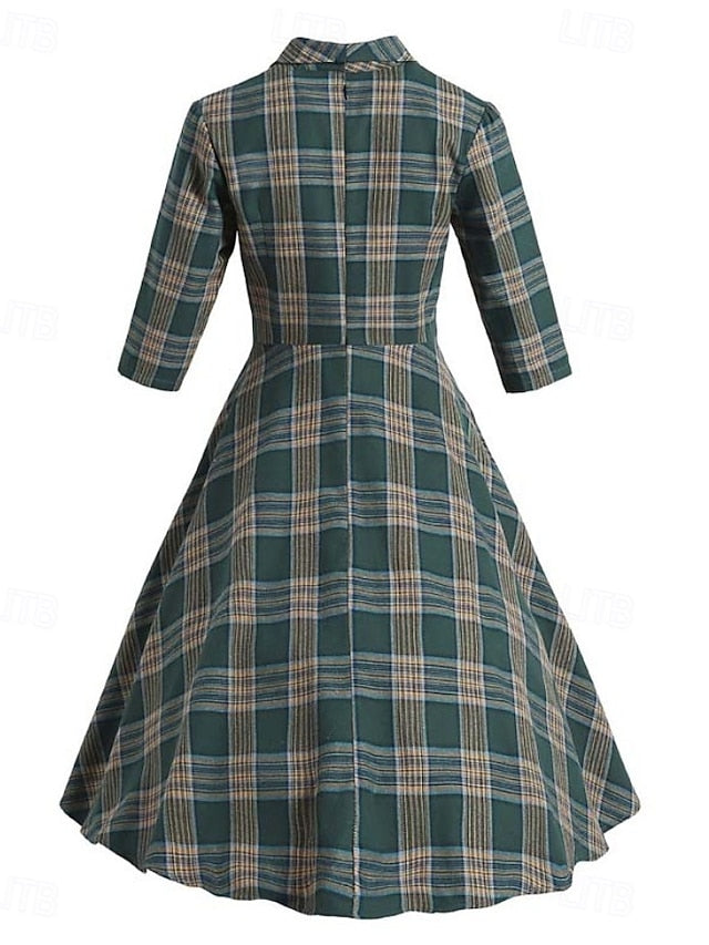 Women's Midi Dress Fit And Flare Dress Casual Daily Regular