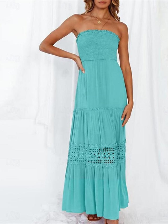 Women's Long Dress Maxi Dress White Dress Casual Dress