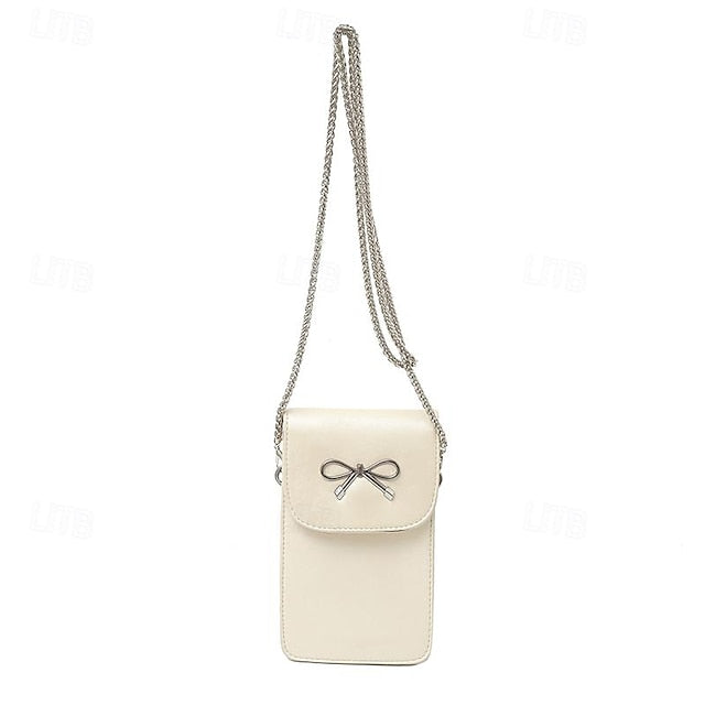 Leather Women's Phone Bag Daily PU Mobile Crossbody