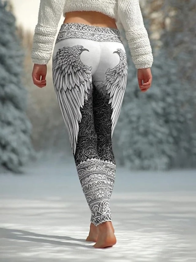 Women's Viking Leggings Vacation Vintage Ethnic Style Full
