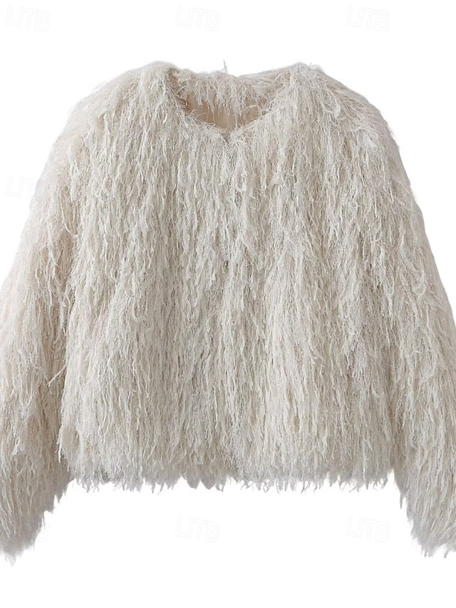 Leathers Women's Coat Comfortable Fur Faux Furs