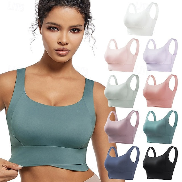 Women's Yoga Bra Sports Bra Pilates Bra Bra Top Push Up